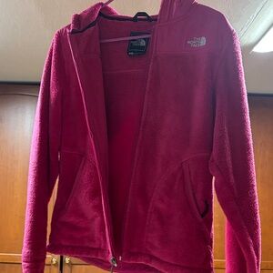 The North Face Women's Vibrant Pink Teddy Jacket
